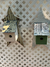 Load image into Gallery viewer, Hanging birdhouse on tin star
