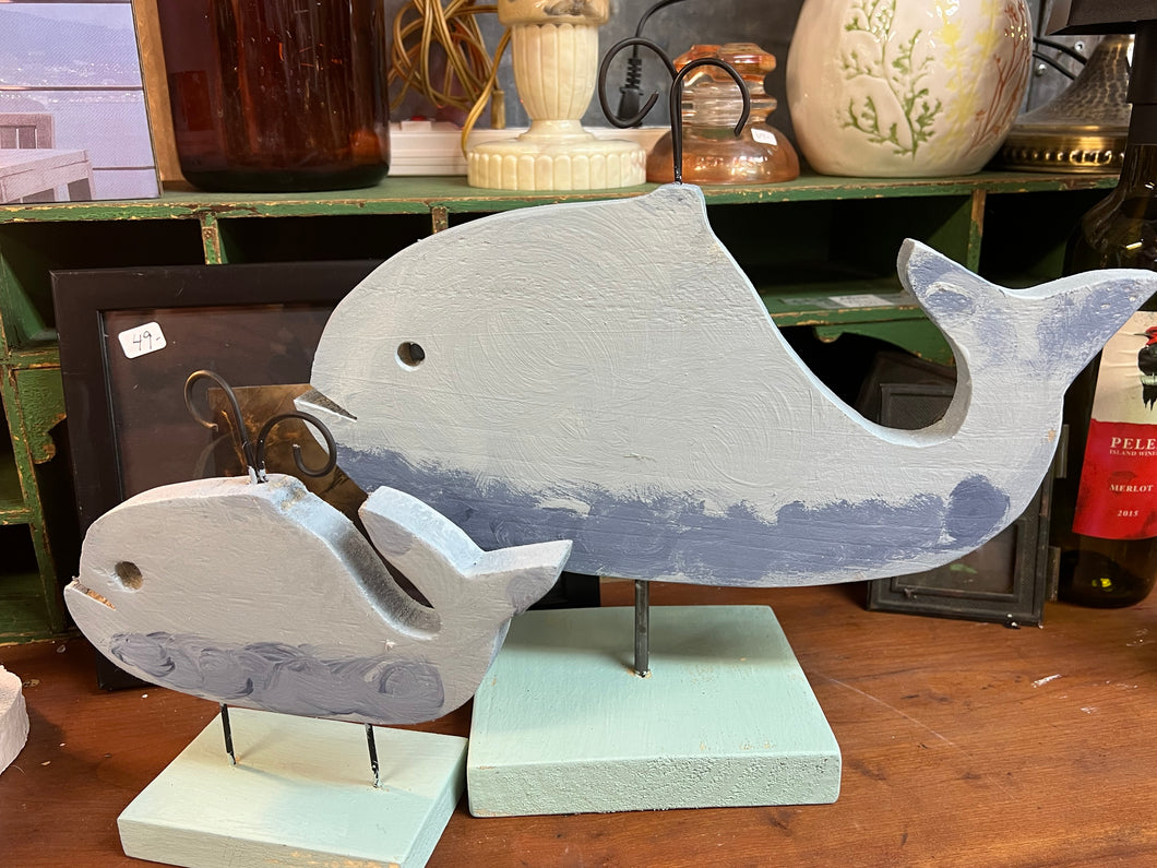 Wooden whale